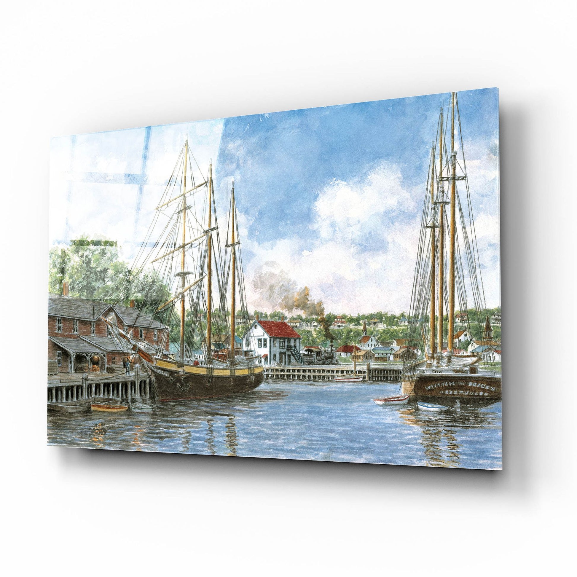 Epic Art 'The Marshall Toothpick Factory' by Stanton Manolakas, Acrylic Glass Wall Art,16x12