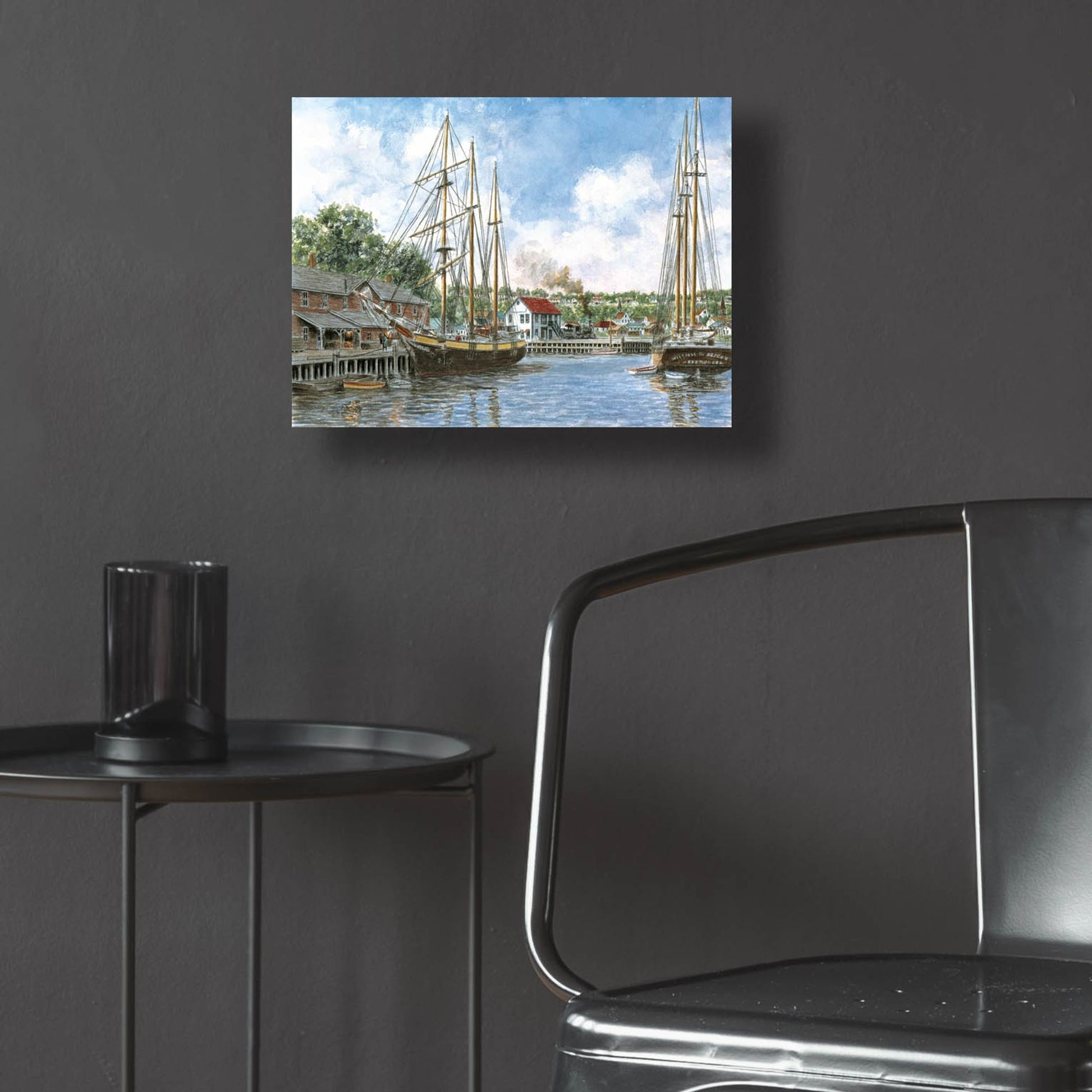 Epic Art 'The Marshall Toothpick Factory' by Stanton Manolakas, Acrylic Glass Wall Art,16x12