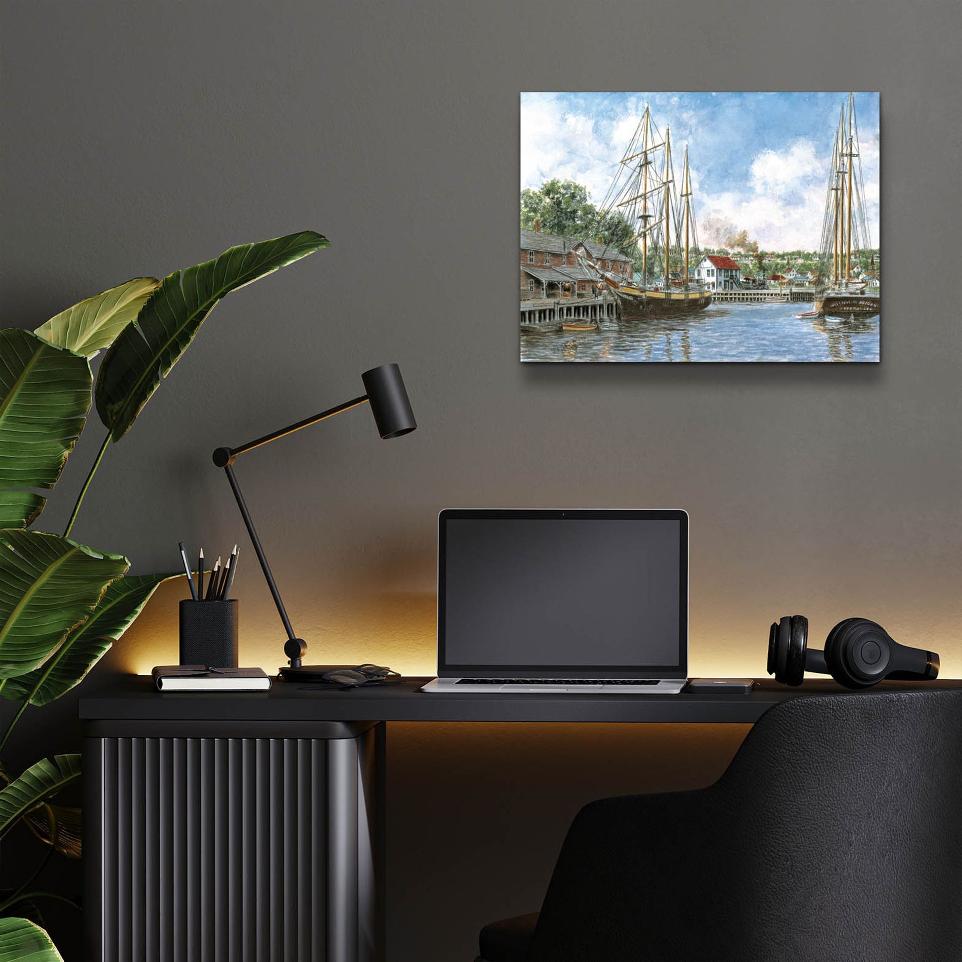 Epic Art 'The Marshall Toothpick Factory' by Stanton Manolakas, Acrylic Glass Wall Art,16x12