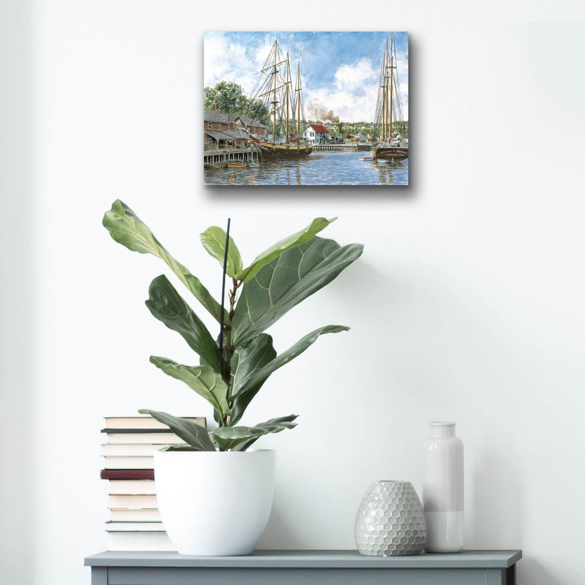 Epic Art 'The Marshall Toothpick Factory' by Stanton Manolakas, Acrylic Glass Wall Art,16x12