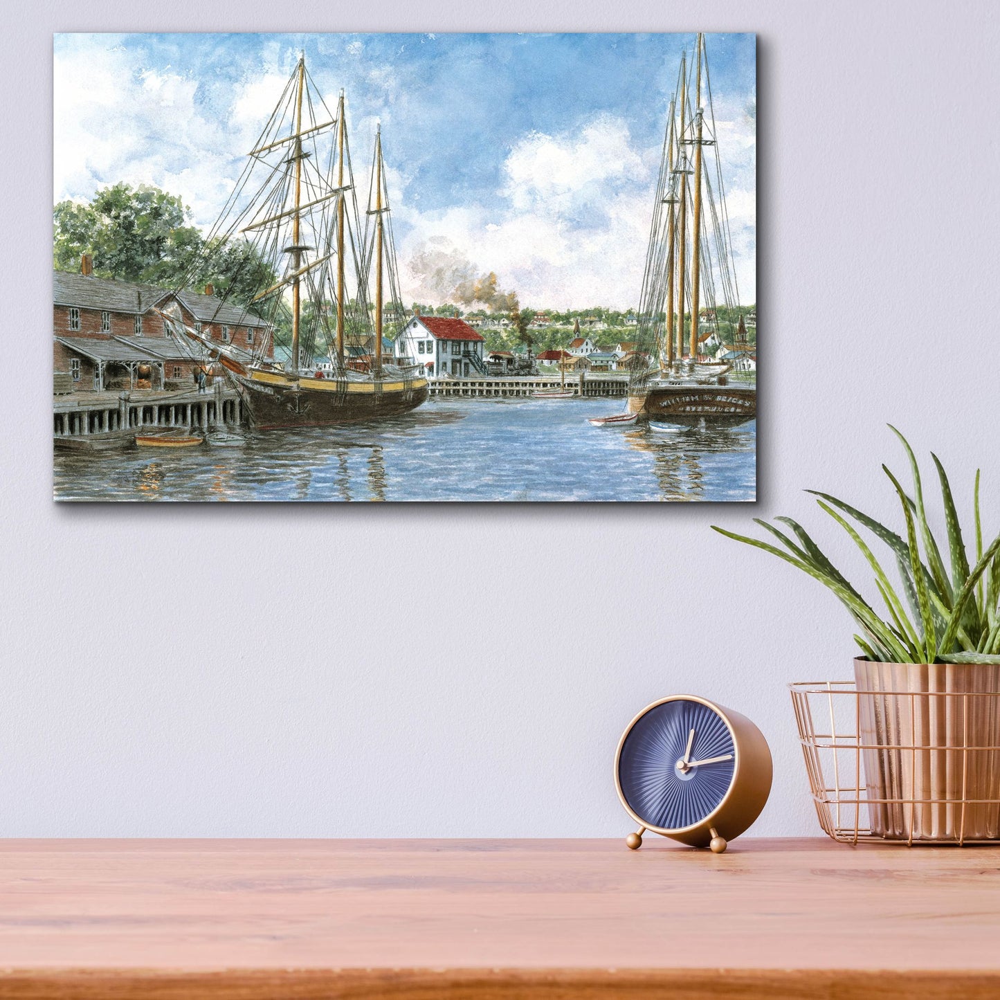Epic Art 'The Marshall Toothpick Factory' by Stanton Manolakas, Acrylic Glass Wall Art,16x12