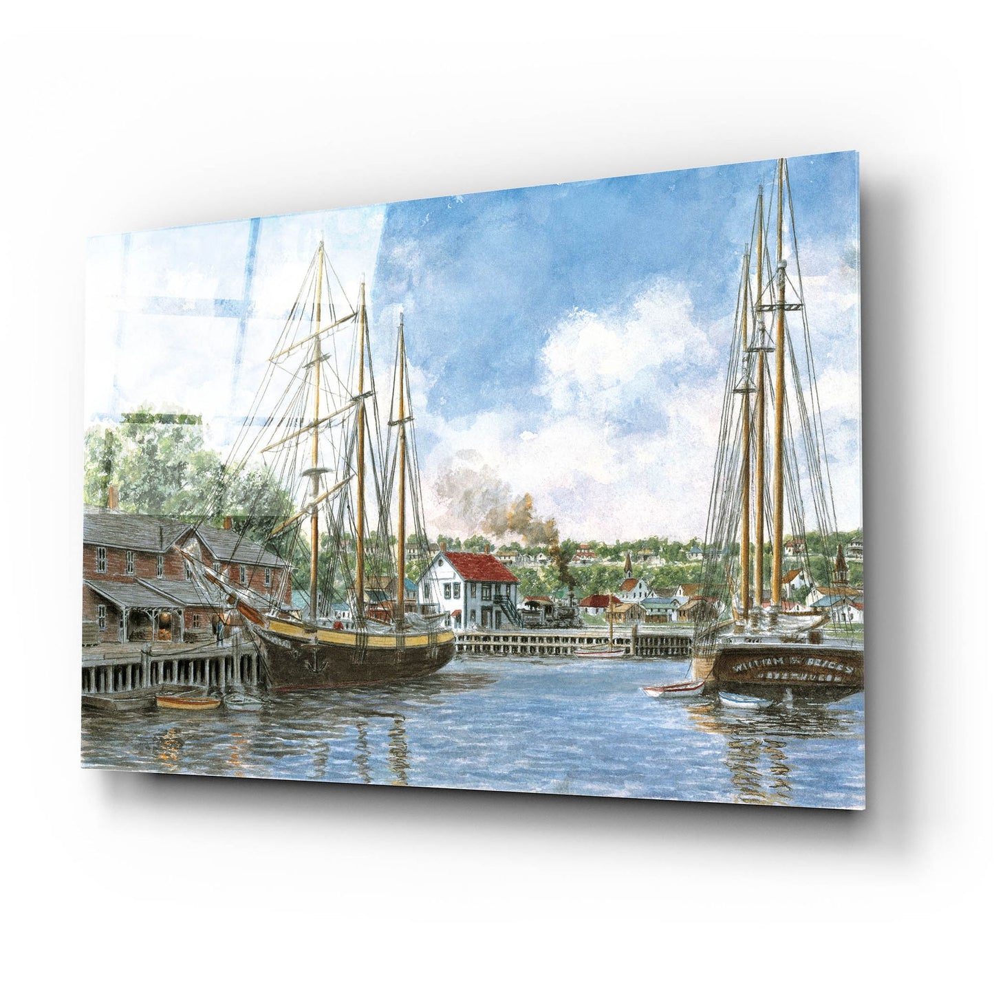 Epic Art 'The Marshall Toothpick Factory' by Stanton Manolakas, Acrylic Glass Wall Art,24x16