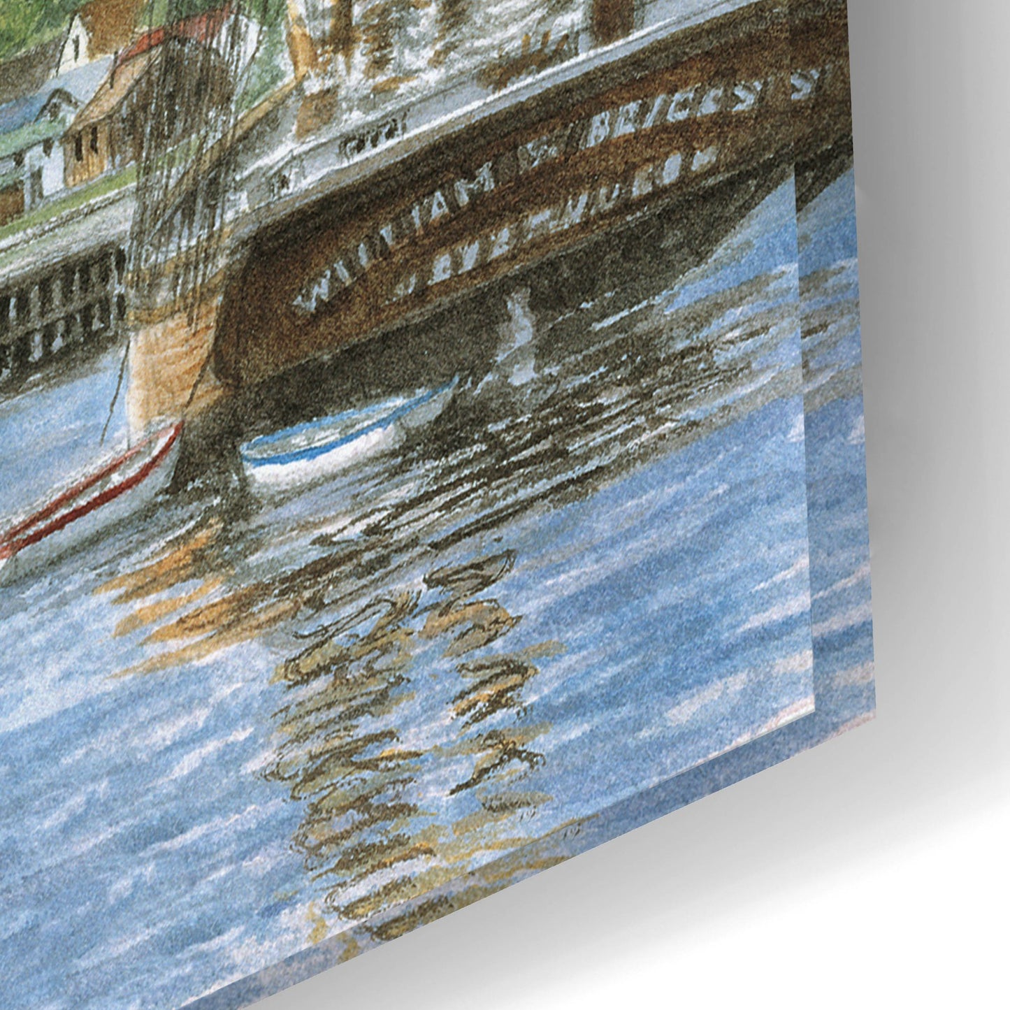 Epic Art 'The Marshall Toothpick Factory' by Stanton Manolakas, Acrylic Glass Wall Art,24x16