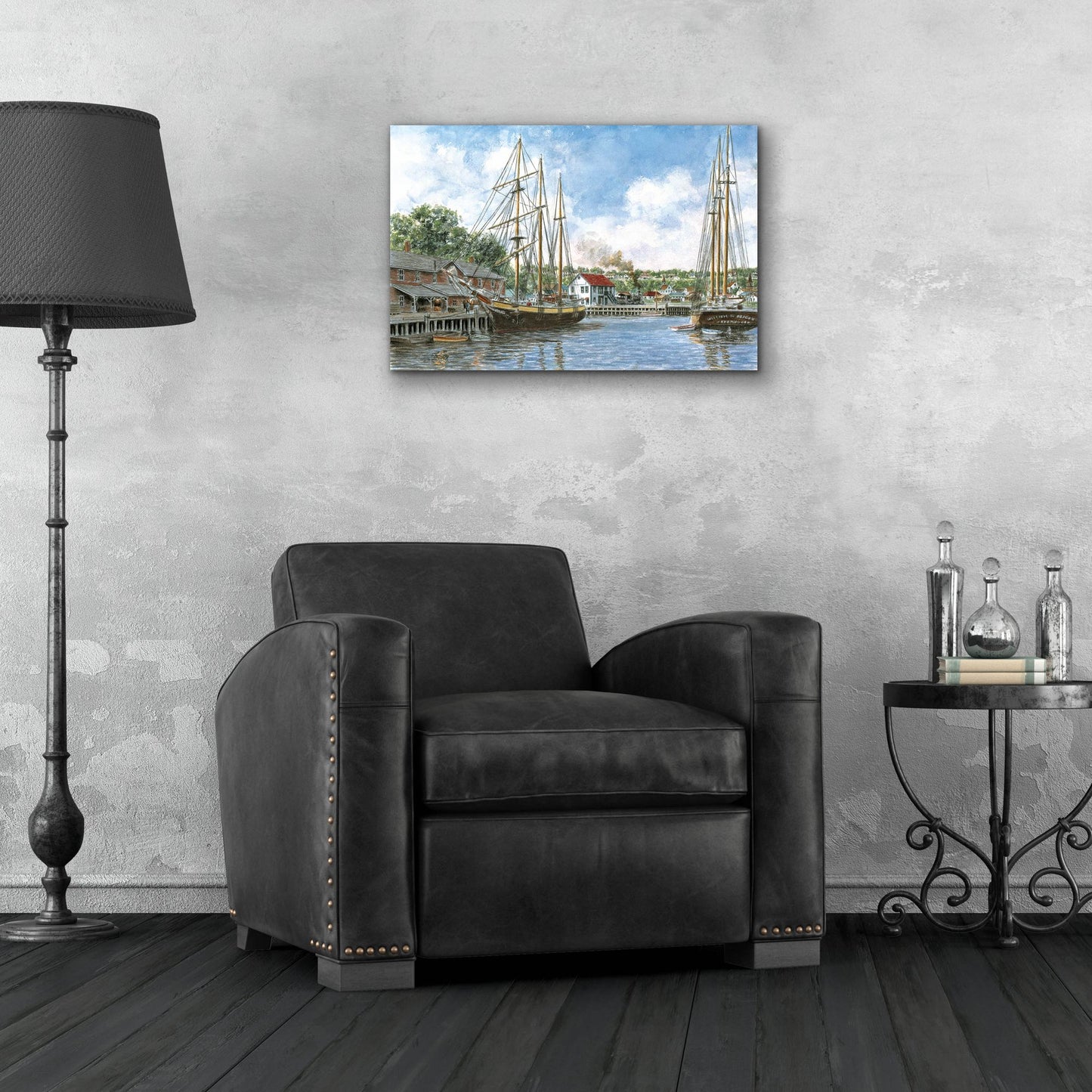Epic Art 'The Marshall Toothpick Factory' by Stanton Manolakas, Acrylic Glass Wall Art,24x16