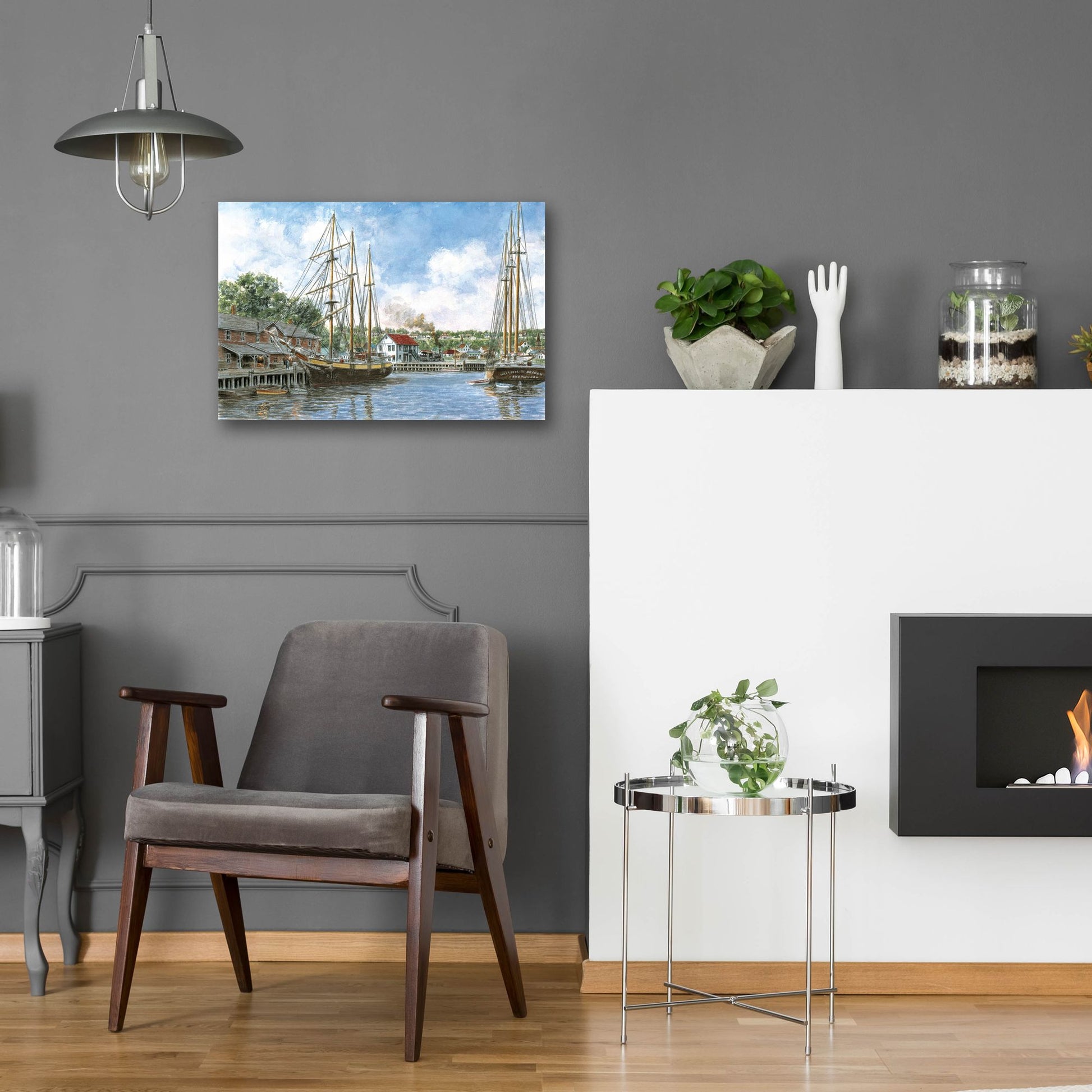 Epic Art 'The Marshall Toothpick Factory' by Stanton Manolakas, Acrylic Glass Wall Art,24x16