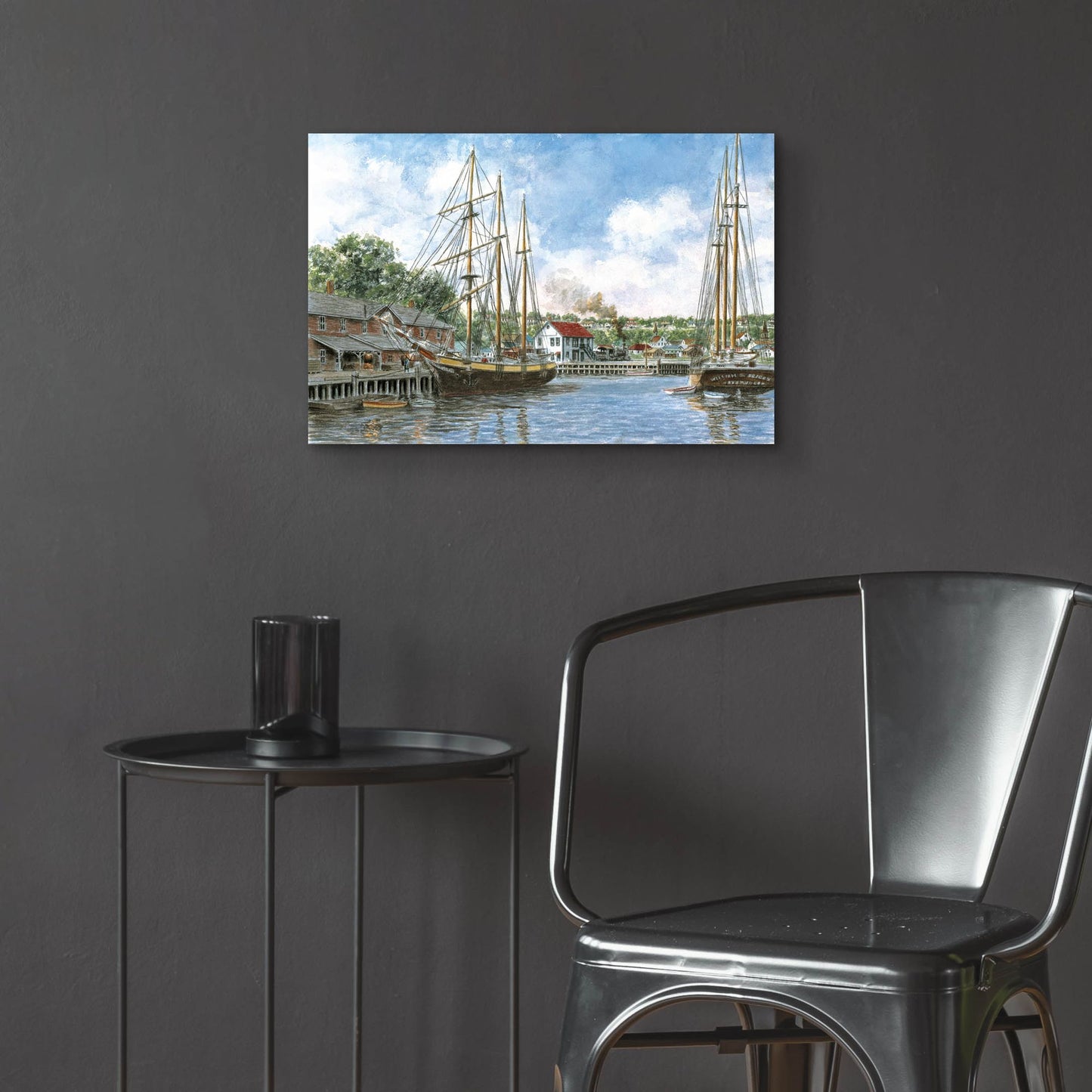 Epic Art 'The Marshall Toothpick Factory' by Stanton Manolakas, Acrylic Glass Wall Art,24x16