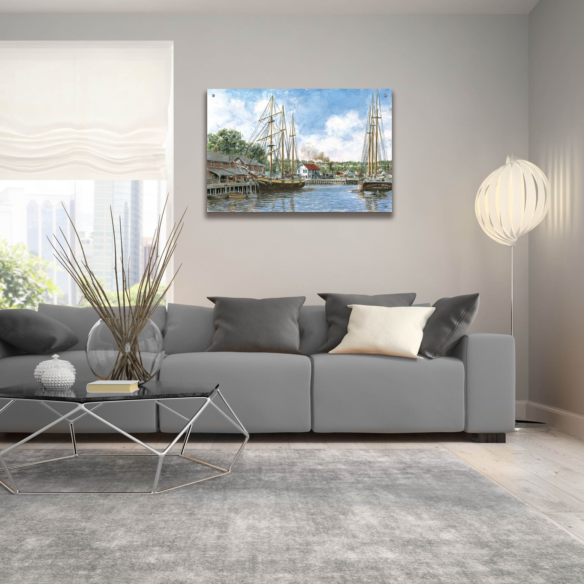 Epic Art 'The Marshall Toothpick Factory' by Stanton Manolakas, Acrylic Glass Wall Art,36x24