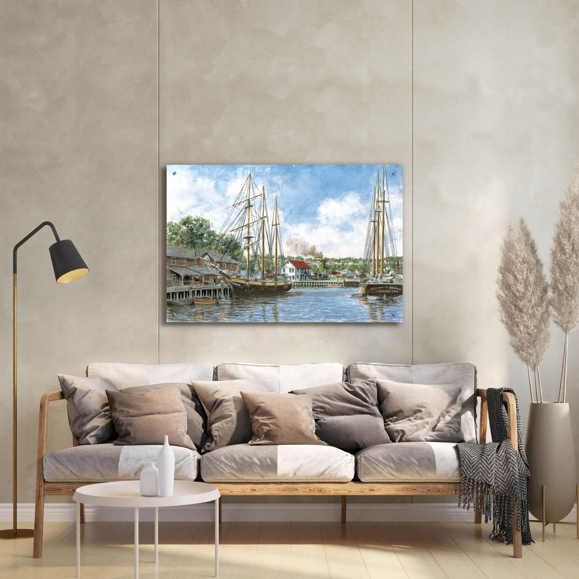 Epic Art 'The Marshall Toothpick Factory' by Stanton Manolakas, Acrylic Glass Wall Art,36x24