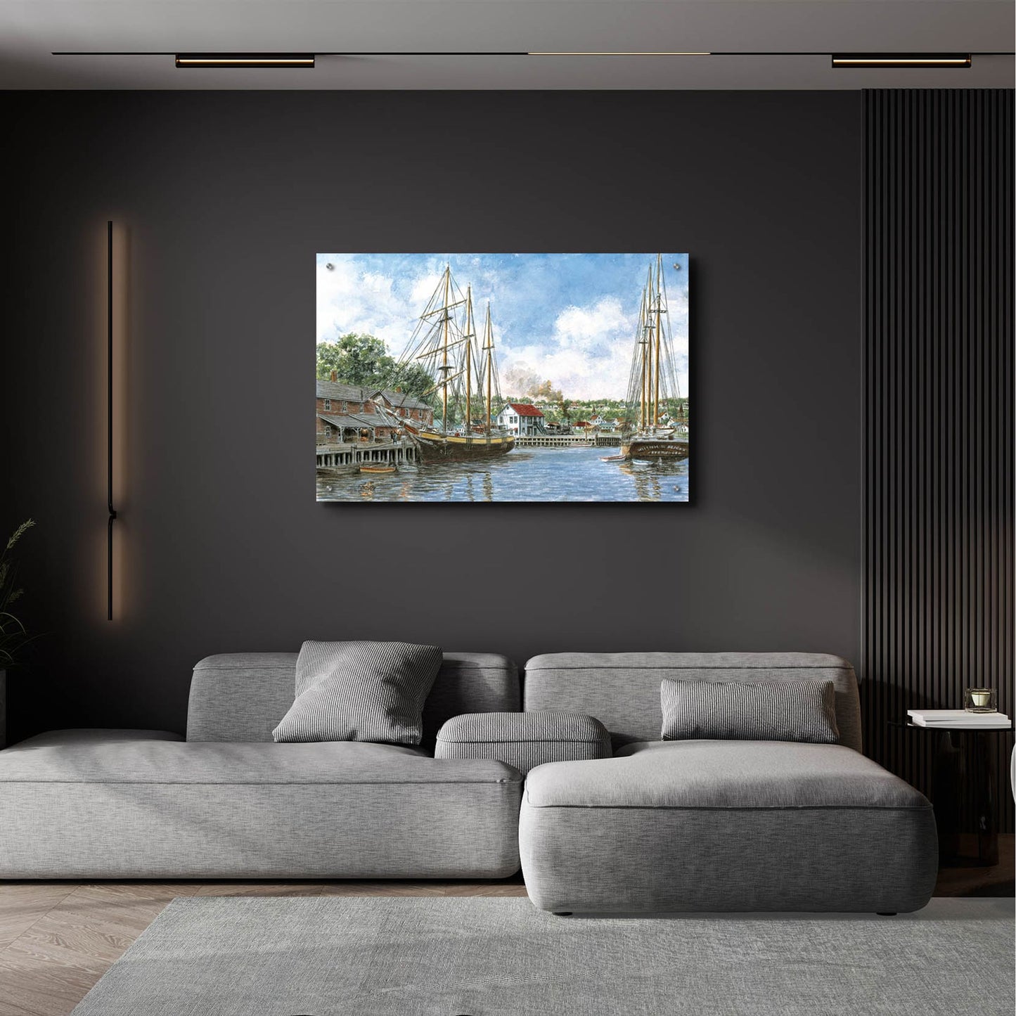 Epic Art 'The Marshall Toothpick Factory' by Stanton Manolakas, Acrylic Glass Wall Art,36x24