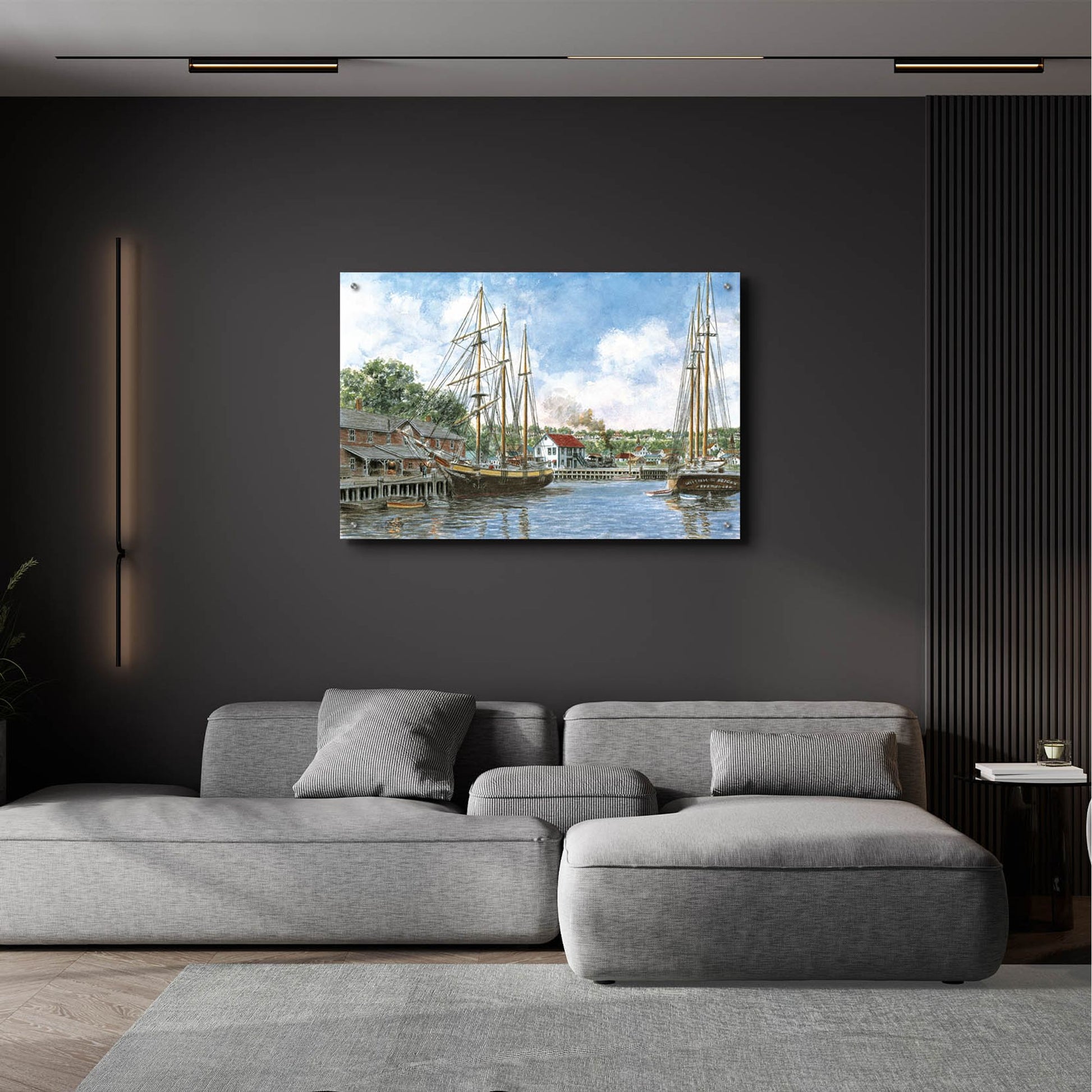 Epic Art 'The Marshall Toothpick Factory' by Stanton Manolakas, Acrylic Glass Wall Art,36x24