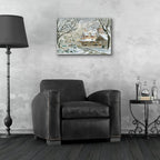 Epic Art 'Waiting For The 415' by Stanton Manolakas, Acrylic Glass Wall Art,24x16