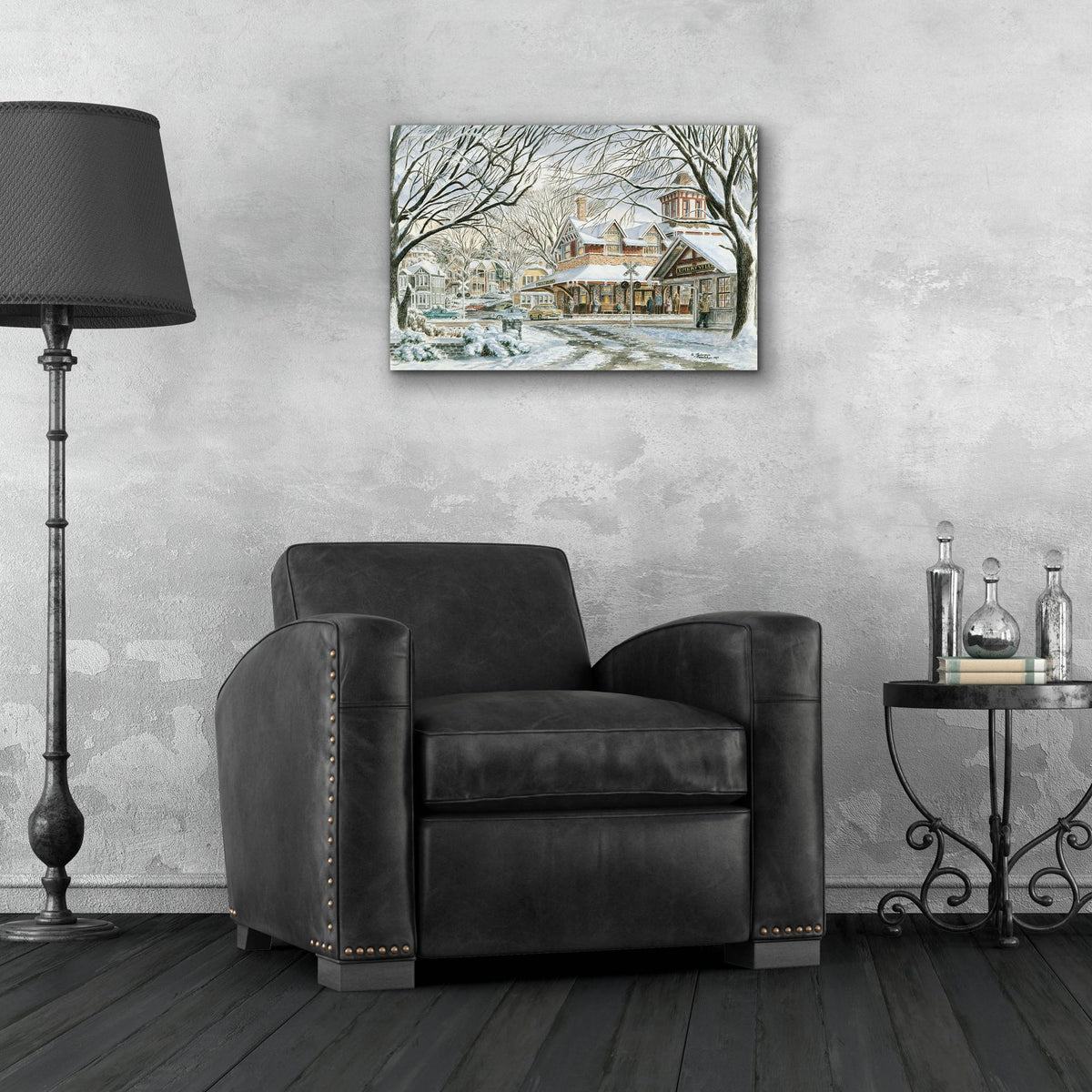 Epic Art 'Waiting For The 415' by Stanton Manolakas, Acrylic Glass Wall Art,24x16