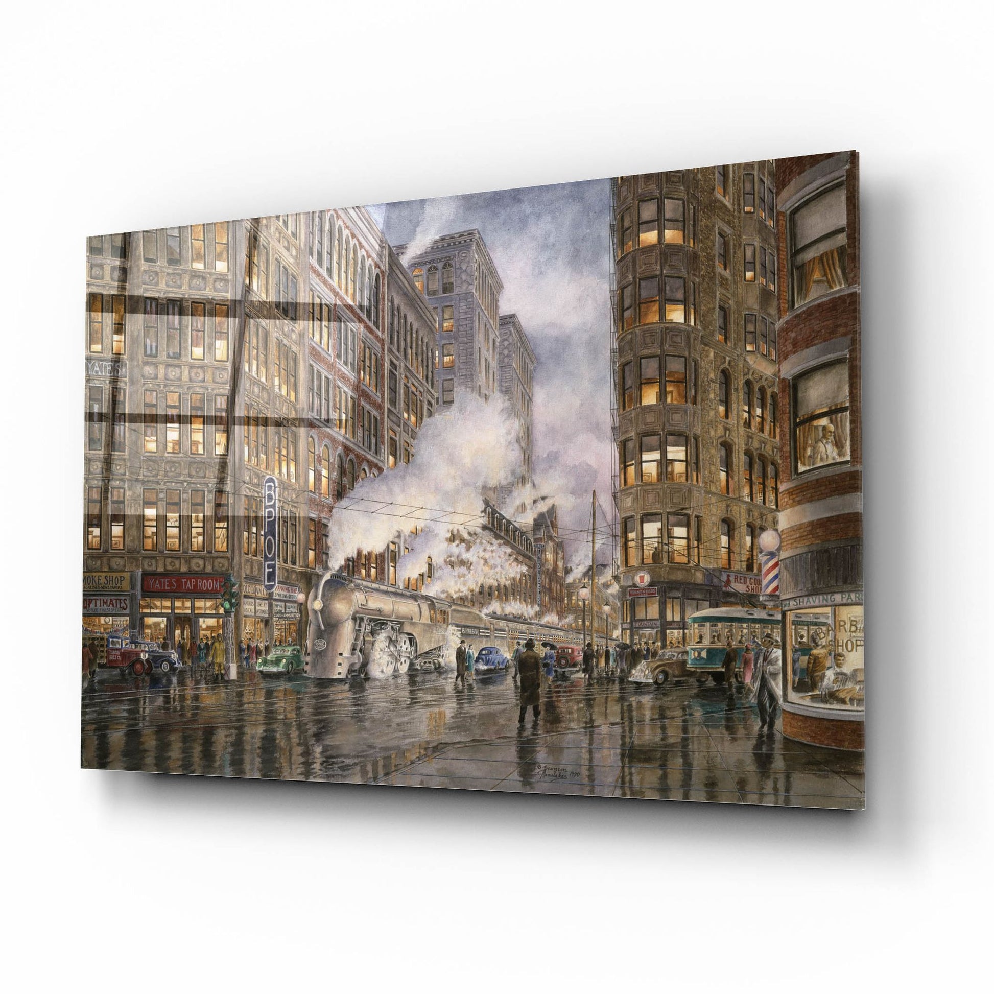 Epic Art '20Th Century Ltd. At Syracuse Ny 1936' by Stanton Manolakas, Acrylic Glass Wall Art,16x12