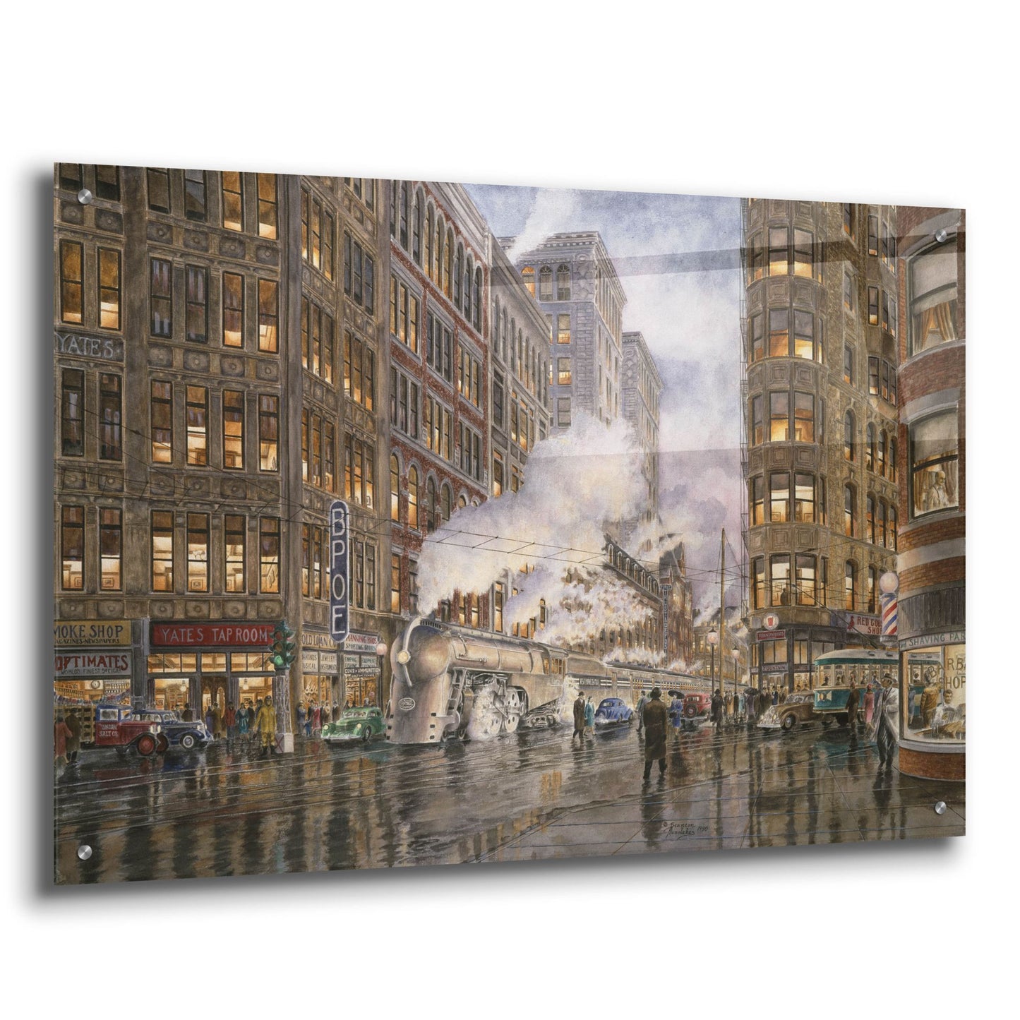 Epic Art '20Th Century Ltd. At Syracuse Ny 1936' by Stanton Manolakas, Acrylic Glass Wall Art,36x24