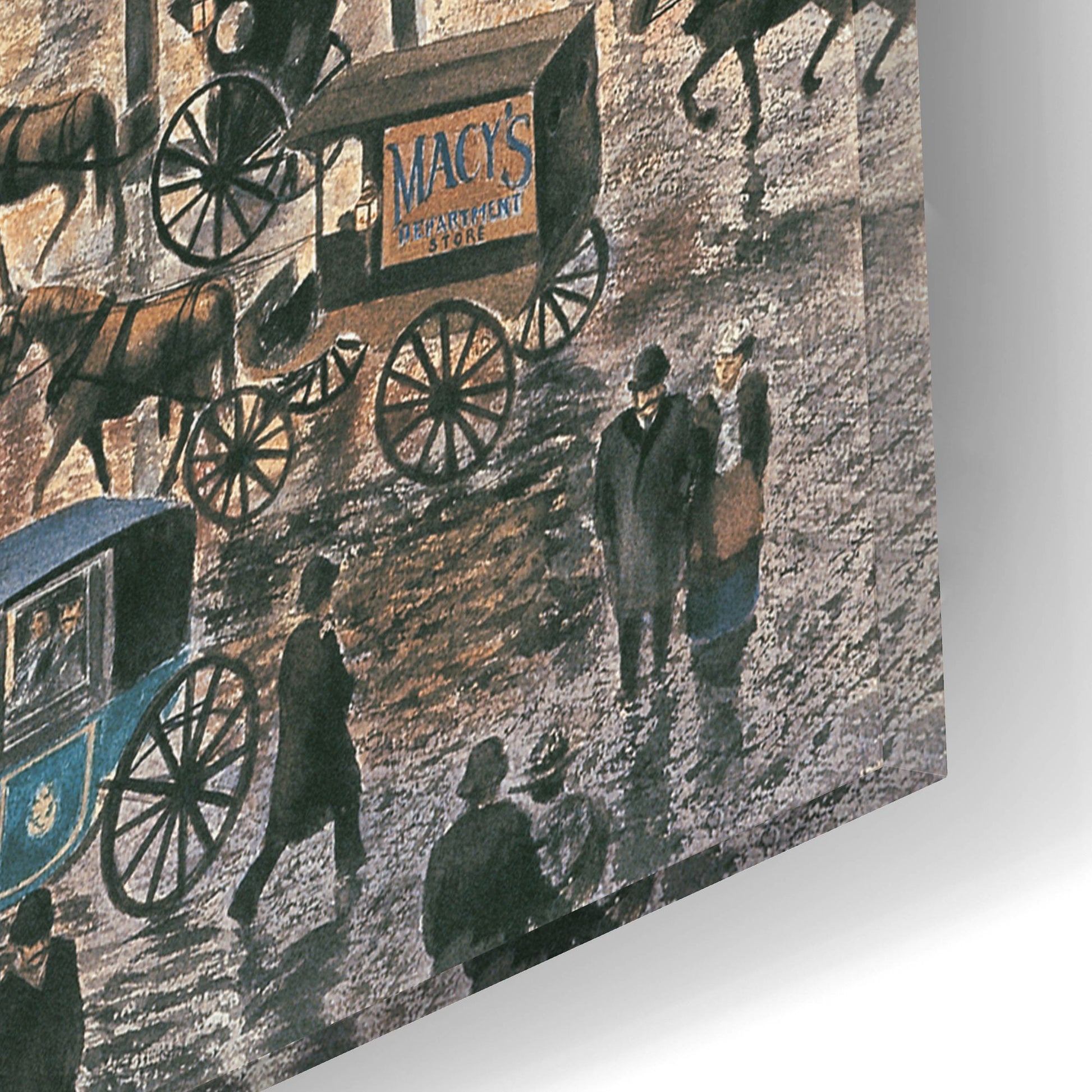 Epic Art 'Greely Square, NYC, Ca. 1896' by Stanton Manolakas, Acrylic Glass Wall Art,16x12