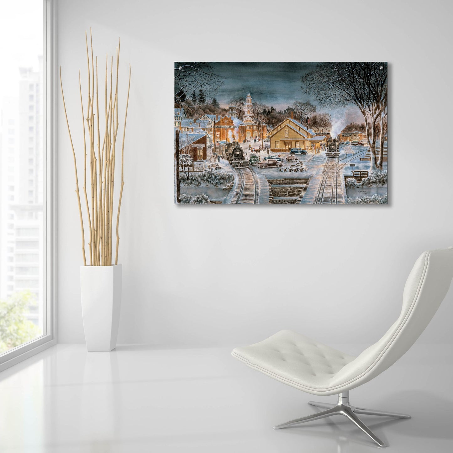 Epic Art 'The Homecoming' by Stanton Manolakas, Acrylic Glass Wall Art,36x24