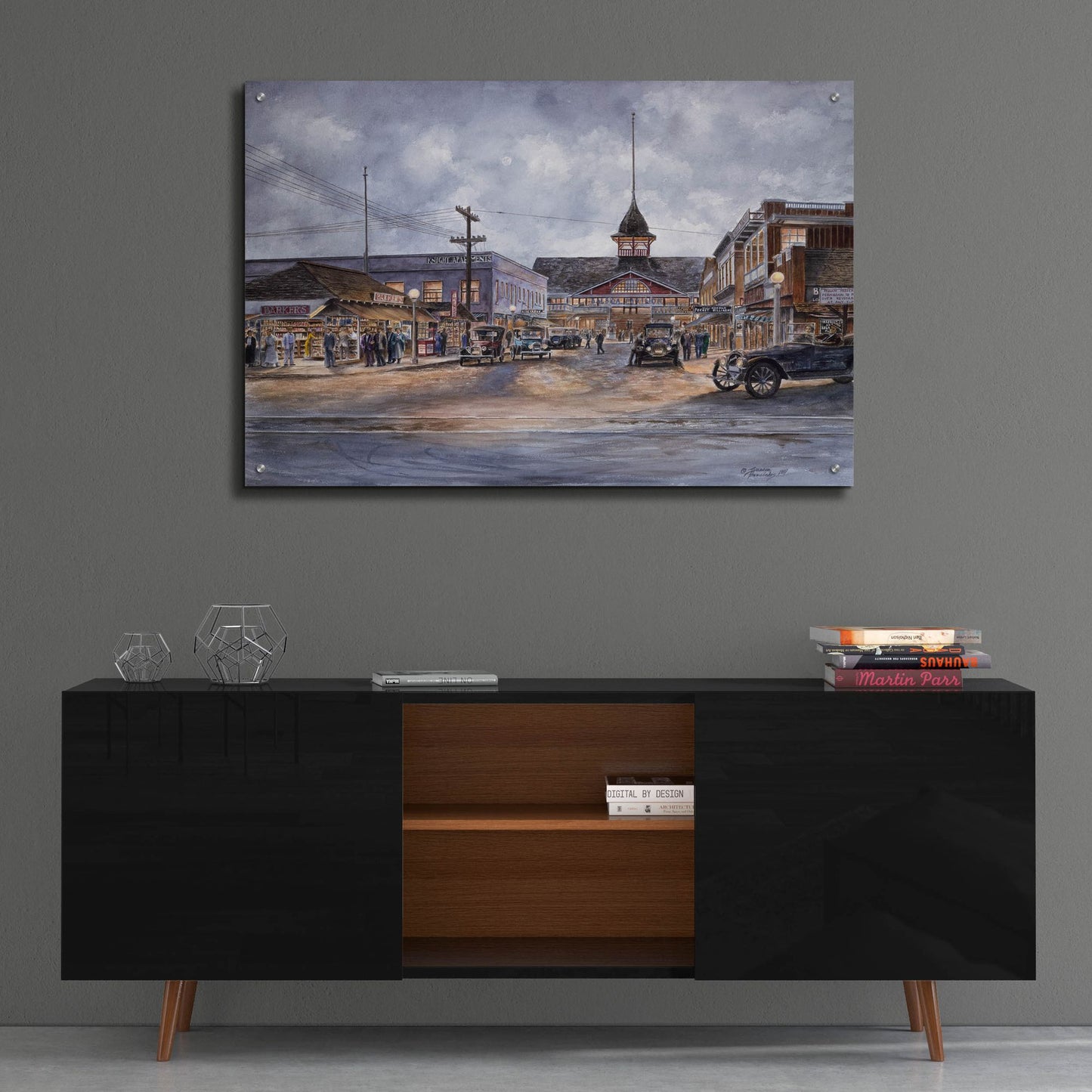 Epic Art 'Balboa By Moonlight, Ca 1920' by Stanton Manolakas, Acrylic Glass Wall Art,36x24