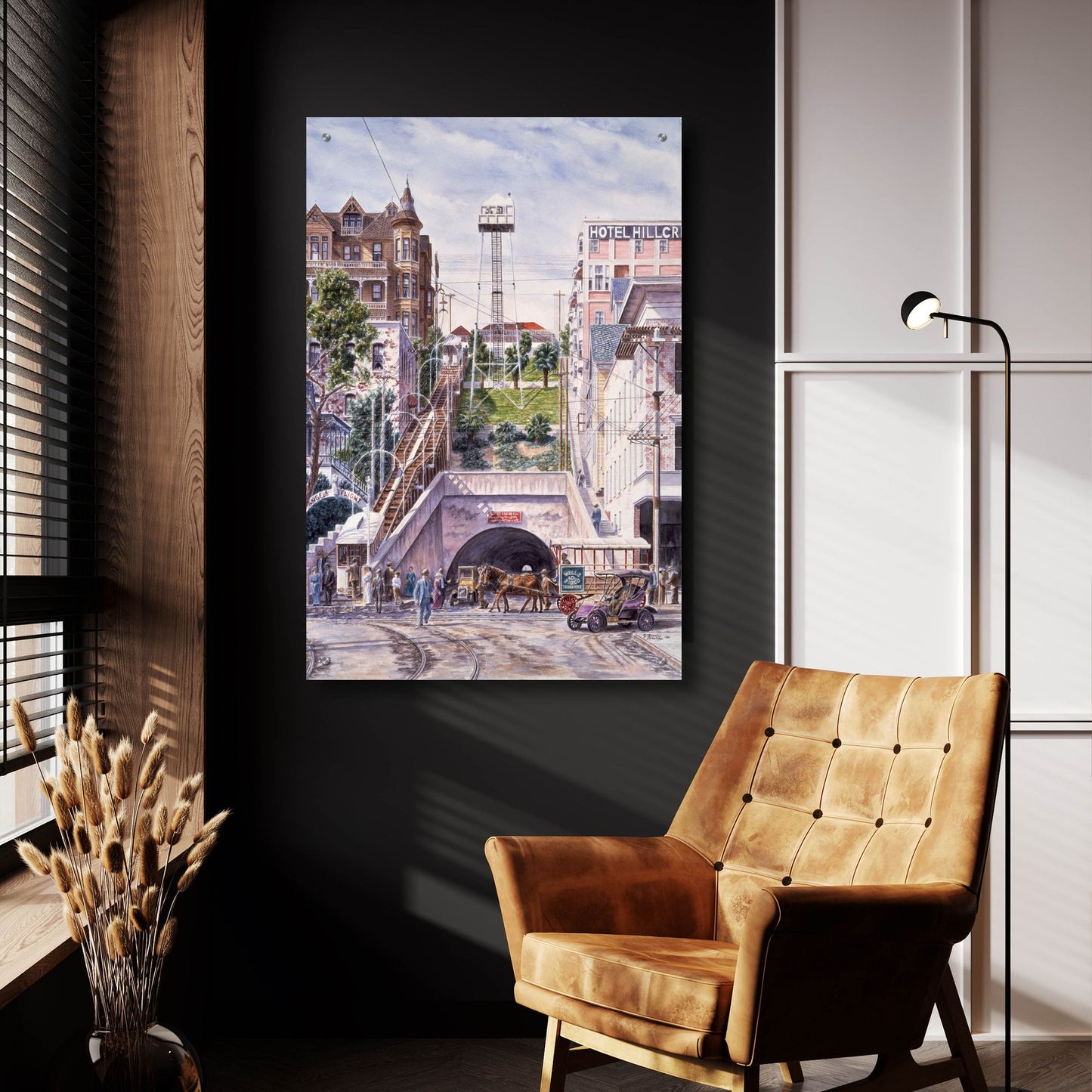 Epic Art 'Angel's Flight, Ca. 1906' by Stanton Manolakas, Acrylic Glass Wall Art,24x36