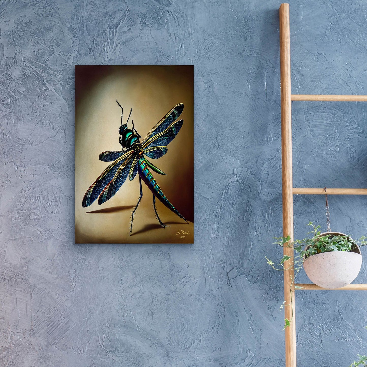 Epic Art 'Dragonfly' by Tanya Mavric, Acrylic Glass Wall Art,16x24