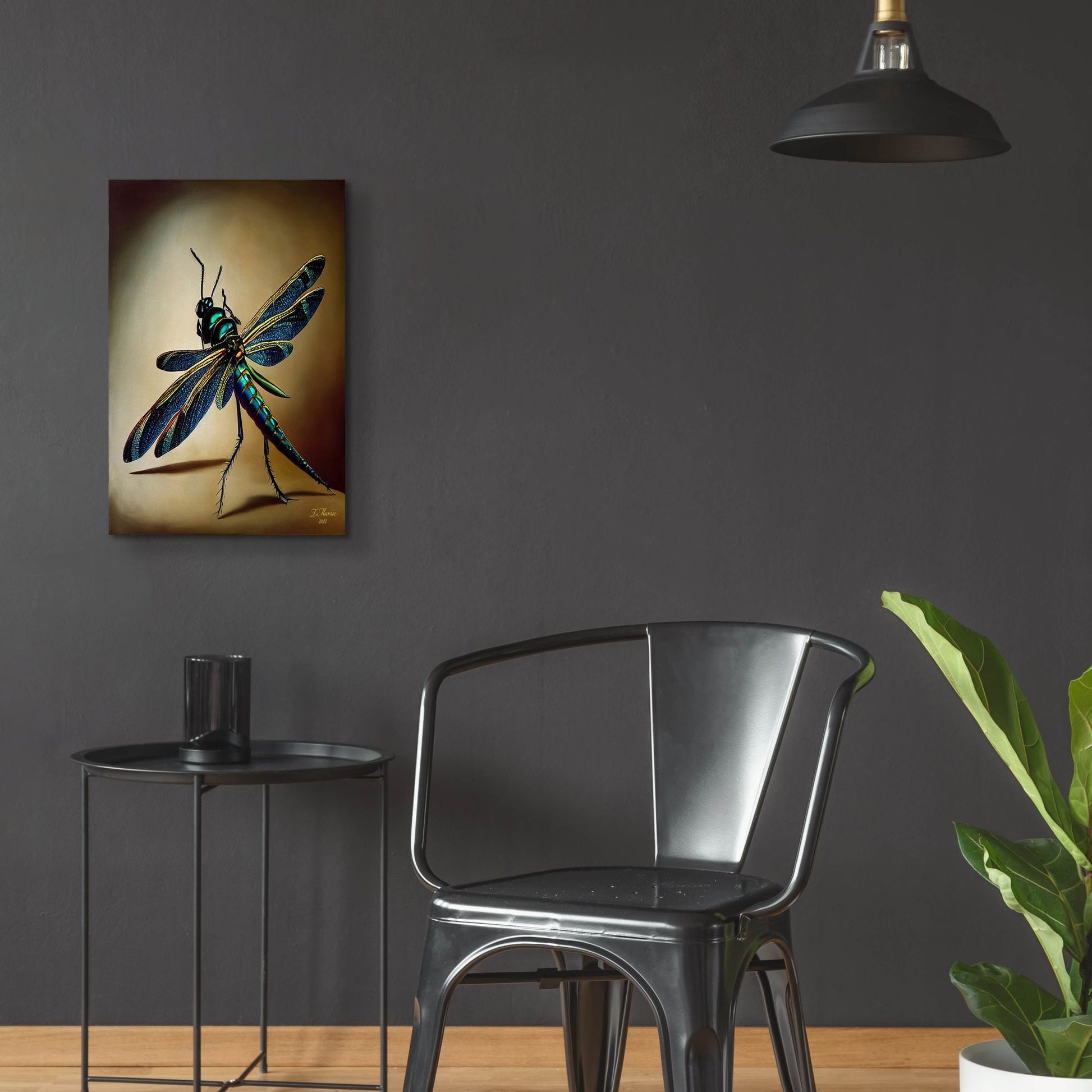 Epic Art 'Dragonfly' by Tanya Mavric, Acrylic Glass Wall Art,16x24