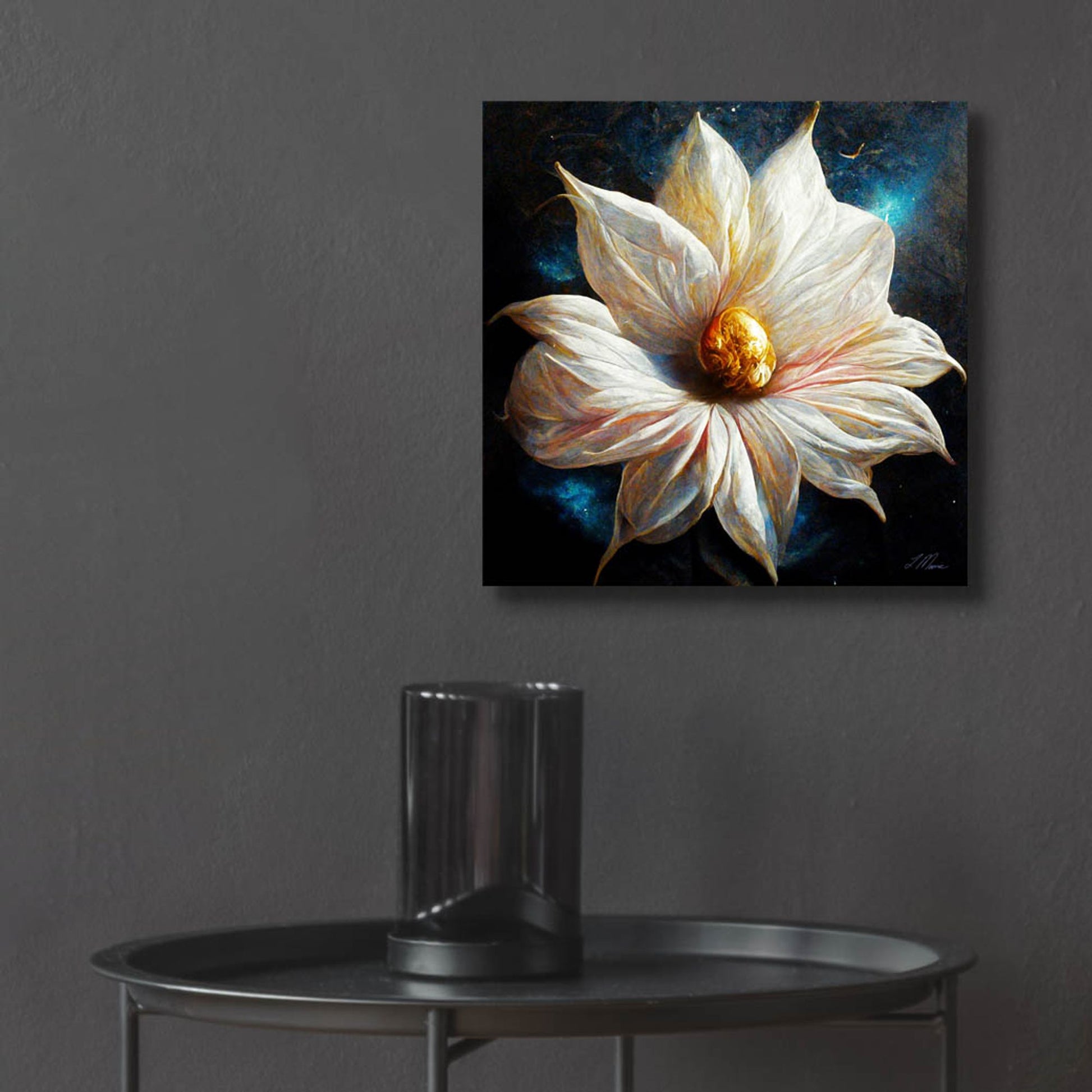 Epic Art 'Purity of a White Flower' by Tanya Mavric, Acrylic Glass Wall Art,12x12