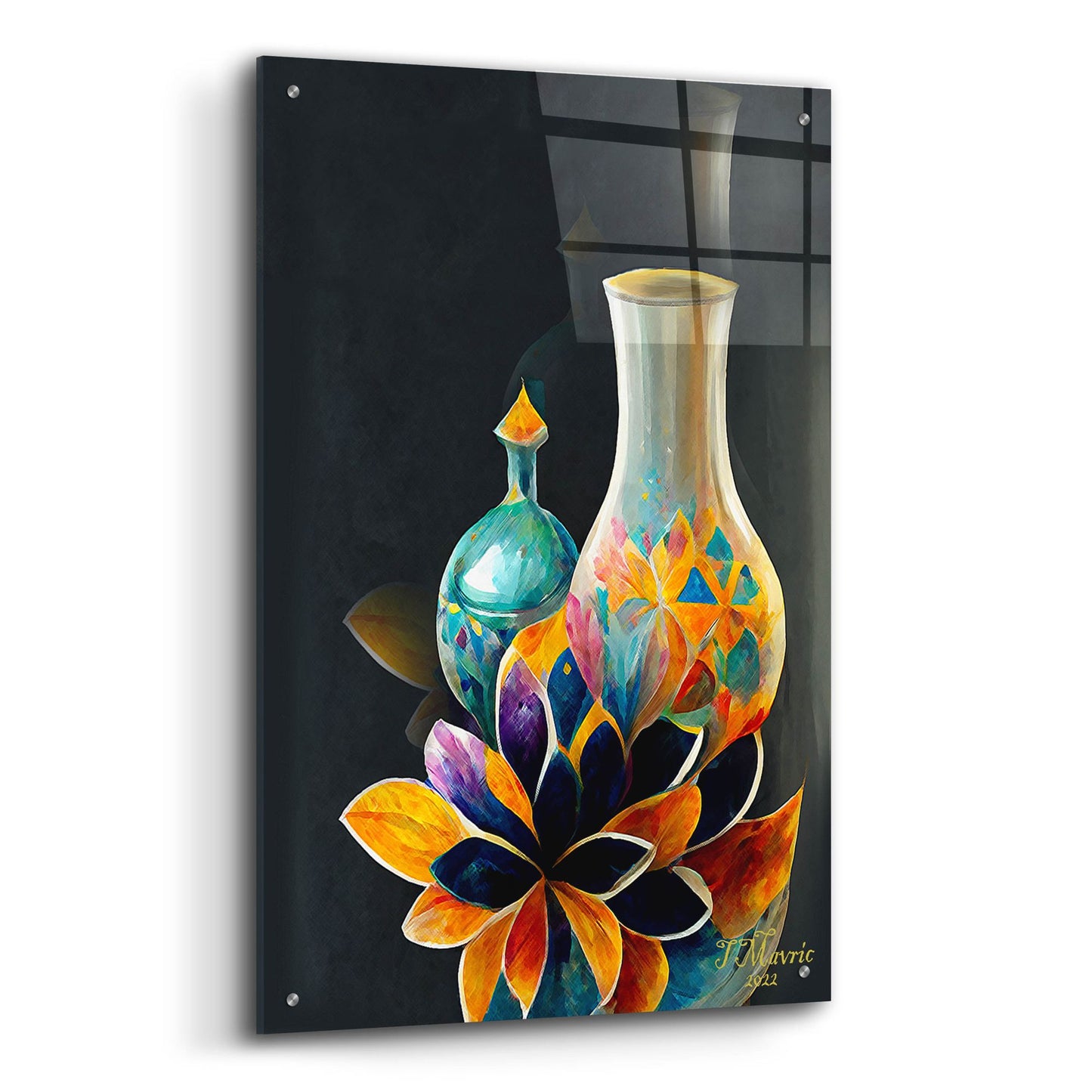 Epic Art 'Reflection' by Tanya Mavric, Acrylic Glass Wall Art,24x36
