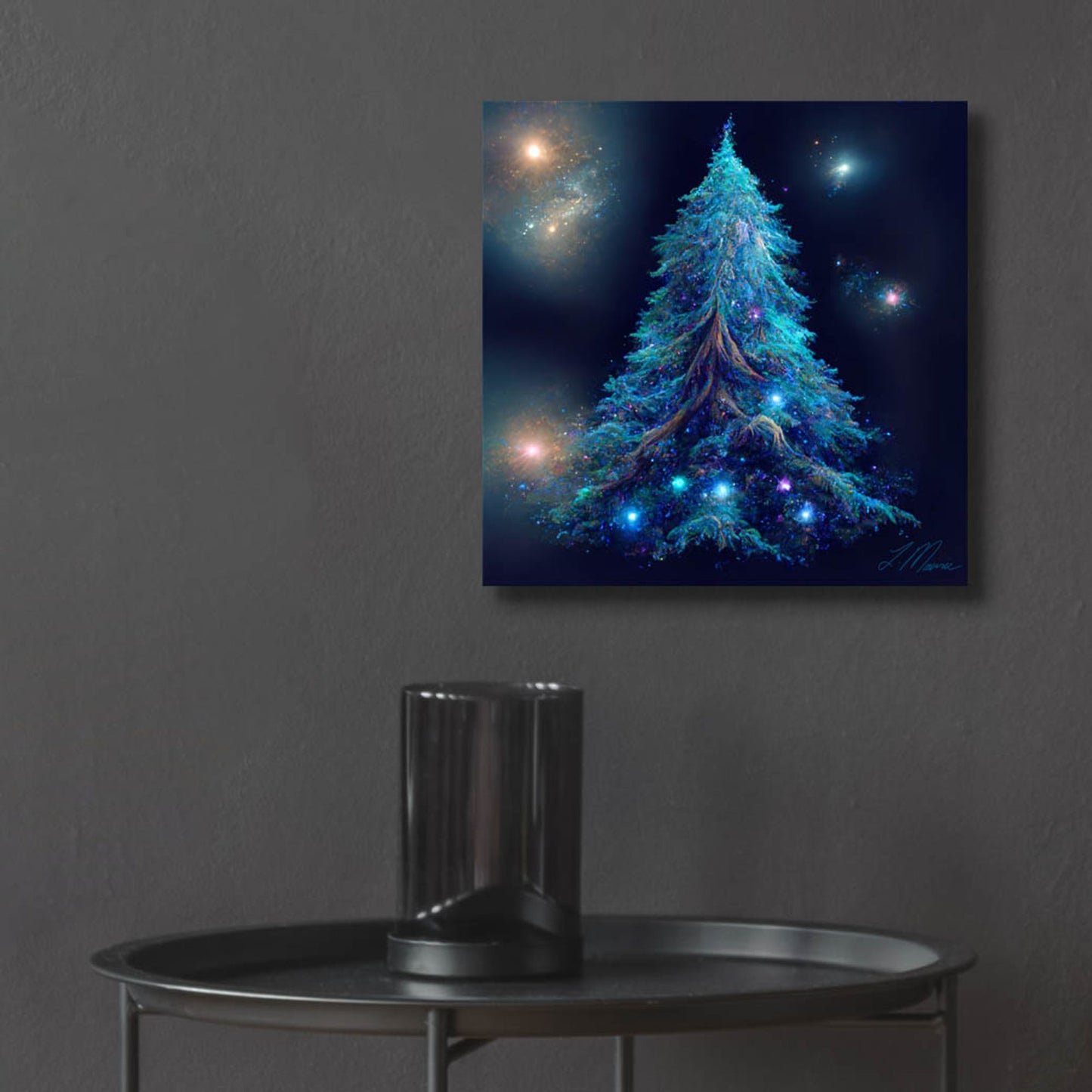 Epic Art 'Christmas Tree 2' by Tanya Mavric, Acrylic Glass Wall Art,12x12