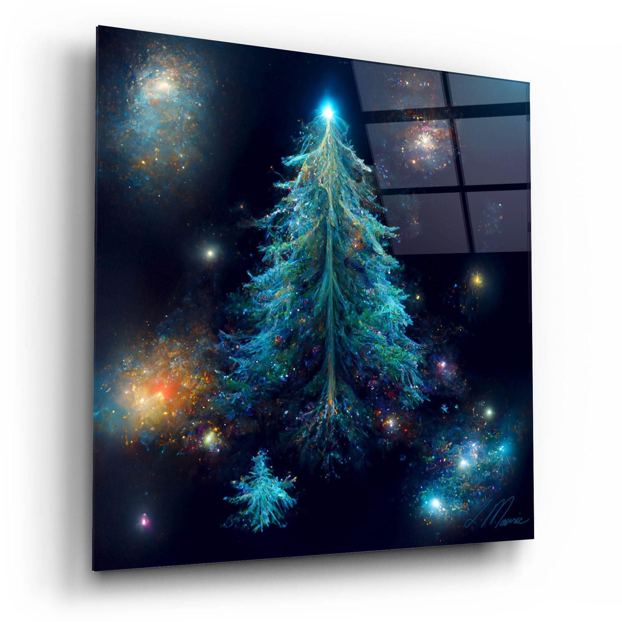 Epic Art 'Christmas Tree 3' by Tanya Mavric, Acrylic Glass Wall