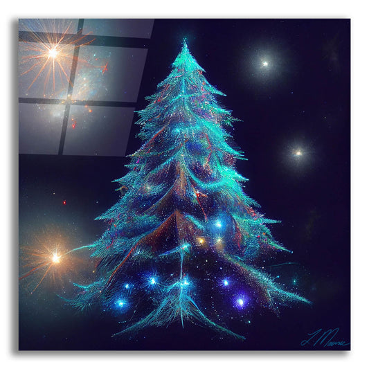 Epic Art 'Christmas Tree 6' by Tanya Mavric, Acrylic Glass Wall Art