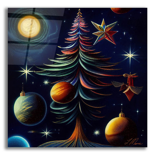 Epic Art 'Christmas Tree Collection 1' by Tanya Mavric, Acrylic Glass Wall Art