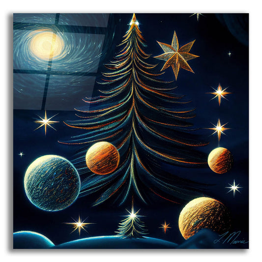 Epic Art 'Christmas Tree Collection 4' by Tanya Mavric, Acrylic Glass Wall Art