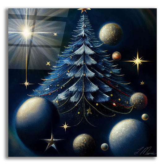 Epic Art 'Christmas Tree Collection 5' by Tanya Mavric, Acrylic Glass Wall Art
