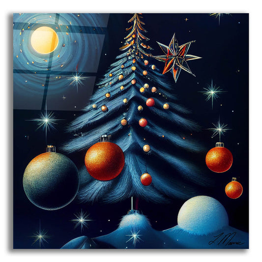 Epic Art 'Christmas Tree Collection 6' by Tanya Mavric, Acrylic Glass Wall Art