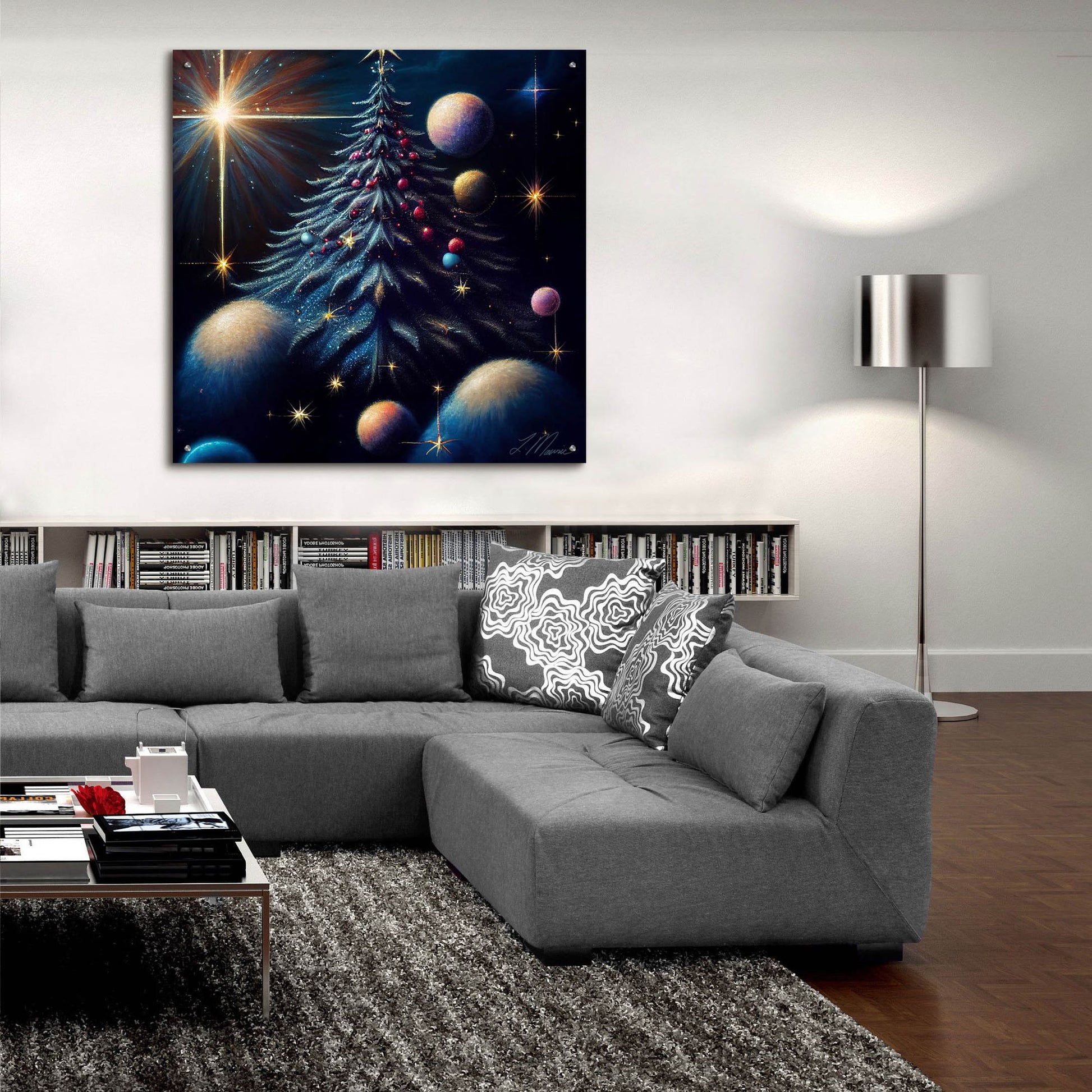 Epic Art 'Christmas Tree Collection 7' by Tanya Mavric, Acrylic Glass Wall Art,36x36