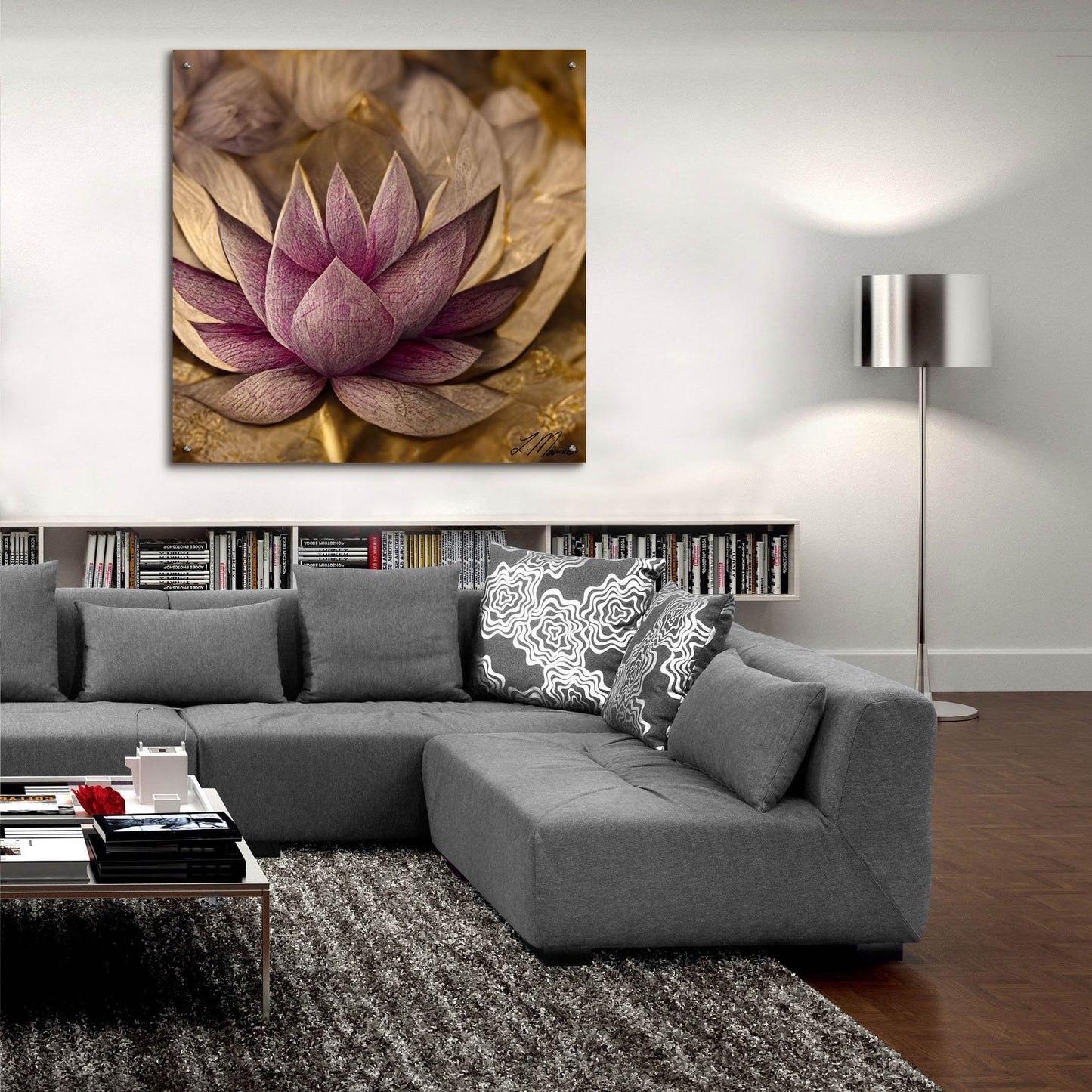 Epic Art 'Flowers of Life' by Tanya Mavric, Acrylic Glass Wall Art,36x36