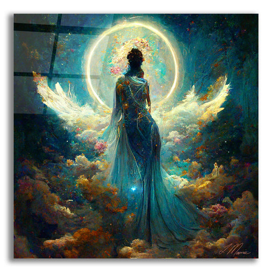 Epic Art 'Goddess with the Moon' by Tanya Mavric, Acrylic Glass Wall Art