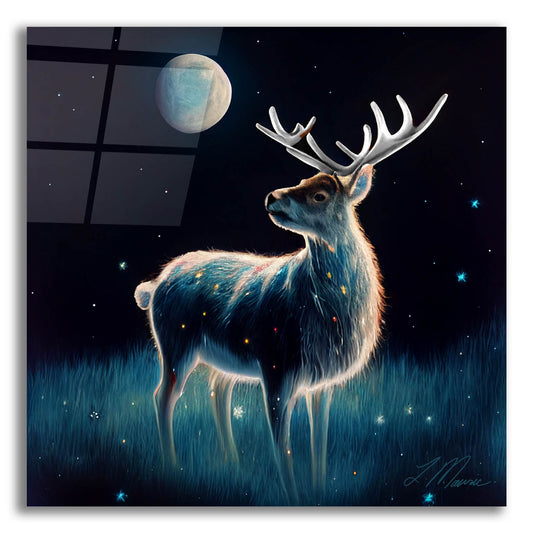 Epic Art 'Lost Reindeer' by Tanya Mavric, Acrylic Glass Wall Art