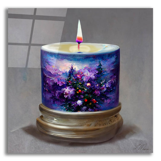 Epic Art 'Christmas Candle 7' by Tanya Mavric, Acrylic Glass Wall Art