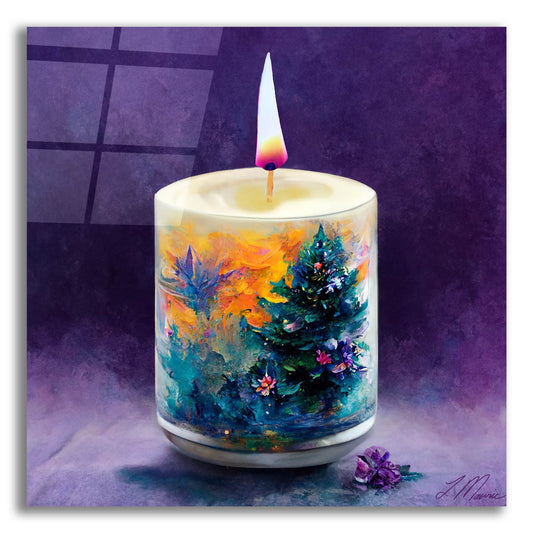 Epic Art 'Christmas Candle' by Tanya Mavric, Acrylic Glass Wall Art