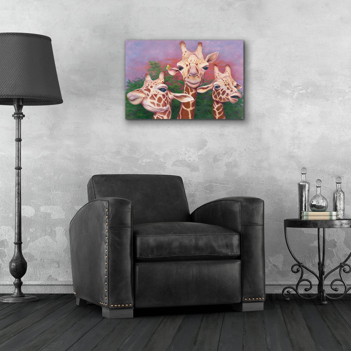 Epic Art 'Curious Conversation' by Tim Marsh, Acrylic Glass Wall Art,24x16