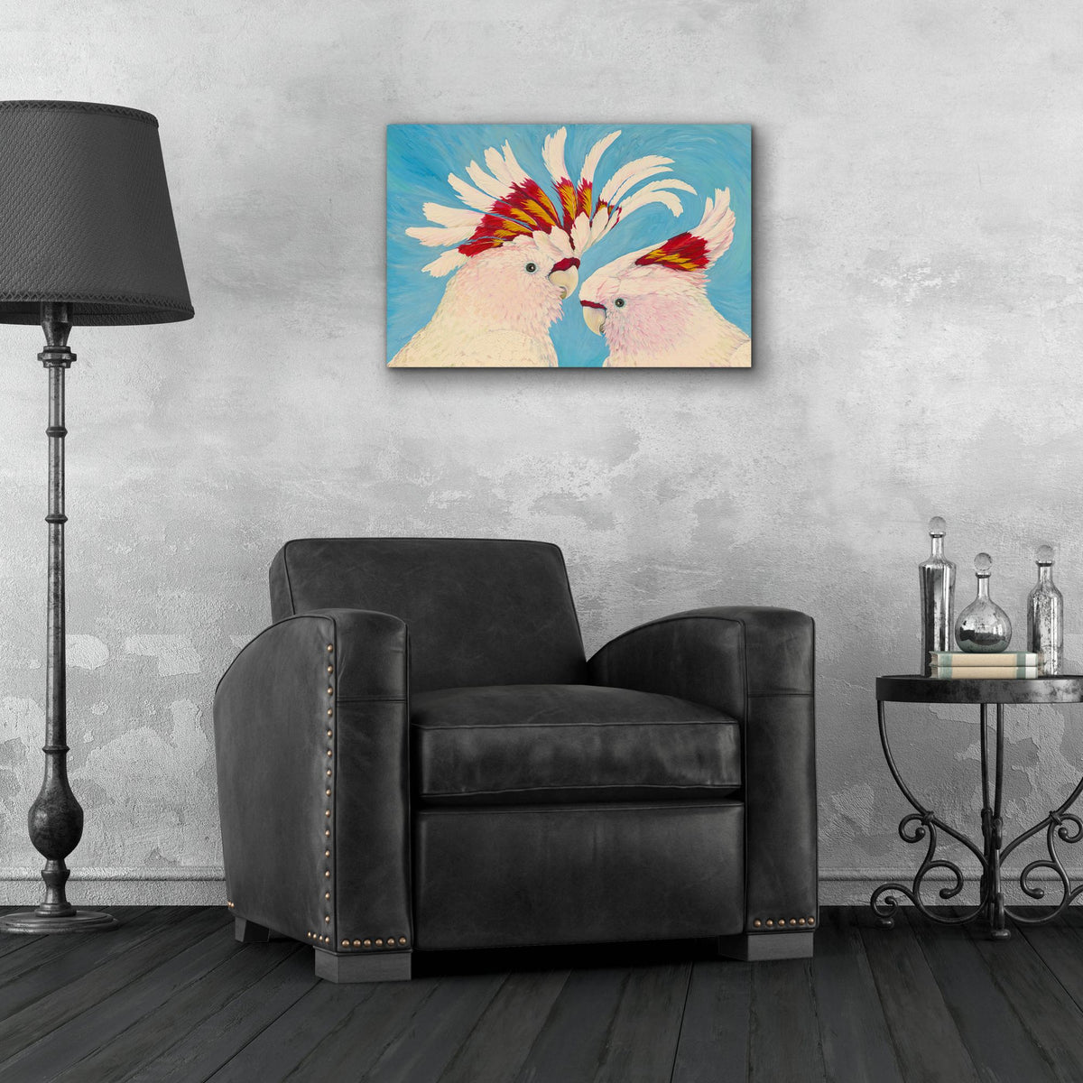 Epic Art 'Major Mitchell's Cockatoos' by Tim Marsh, Acrylic Glass Wall Art,24x16