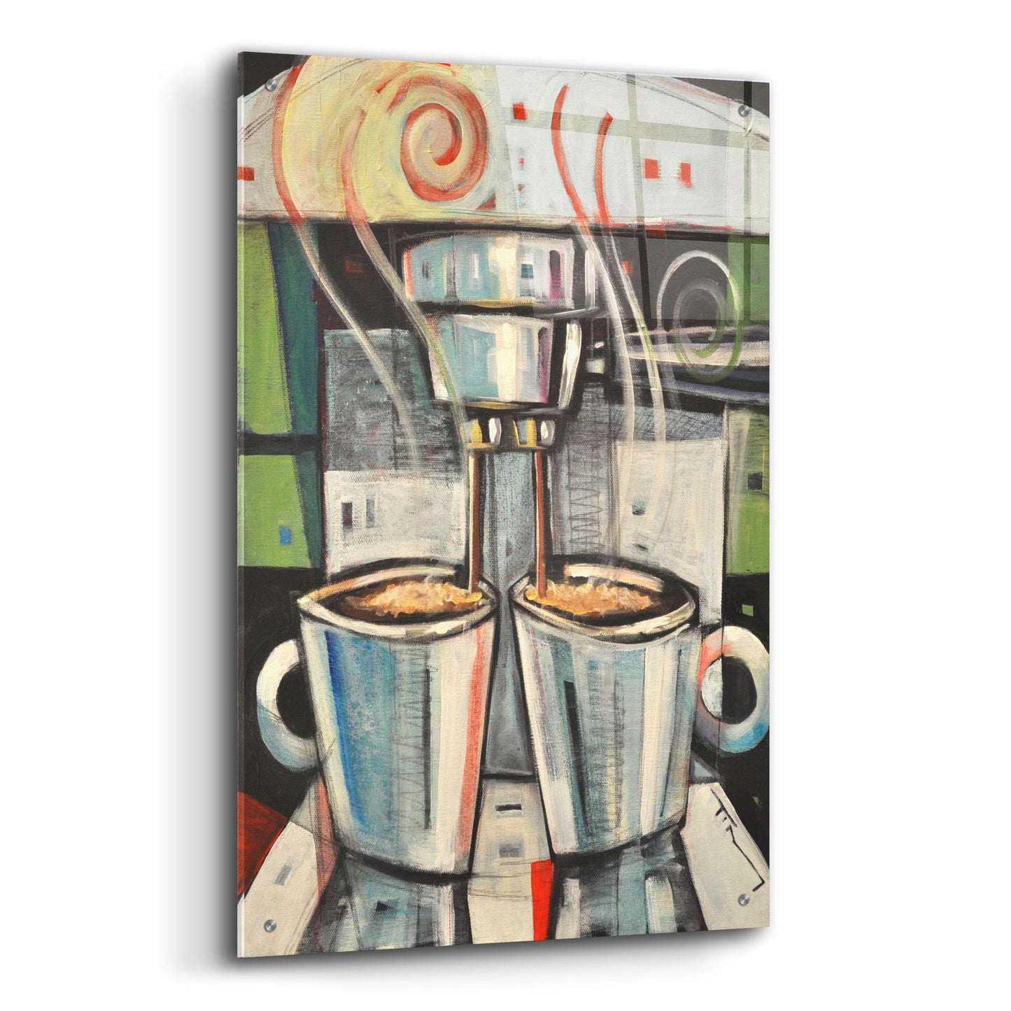 Epic Art 'Barista' by Tim Nyberg, Acrylic Glass Wall Art,24x36