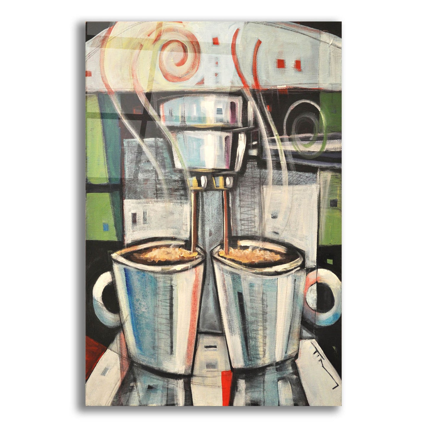 Epic Art 'Barista' by Tim Nyberg, Acrylic Glass Wall Art