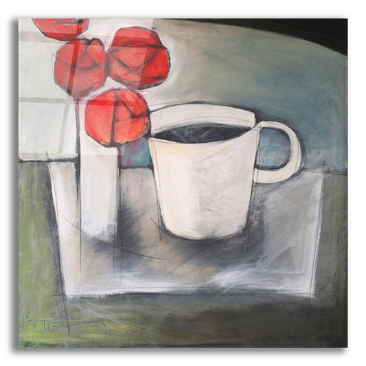 Epic Art 'Coffee And Roses' by Tim Nyberg, Acrylic Glass Wall Art