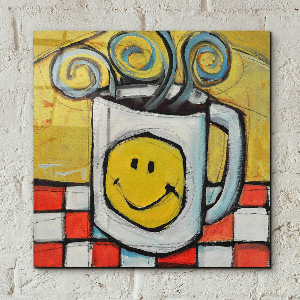 Epic Art 'Coffee Cup 1' by Tim Nyberg, Acrylic Glass Wall Art,12x12