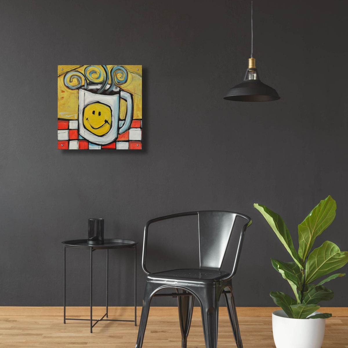 Epic Art 'Coffee Cup 1' by Tim Nyberg, Acrylic Glass Wall Art,24x24