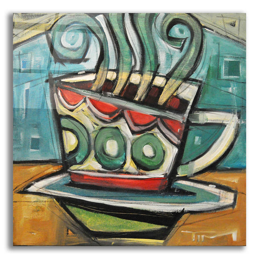 Epic Art 'Coffee Cup 2' by Tim Nyberg, Acrylic Glass Wall Art