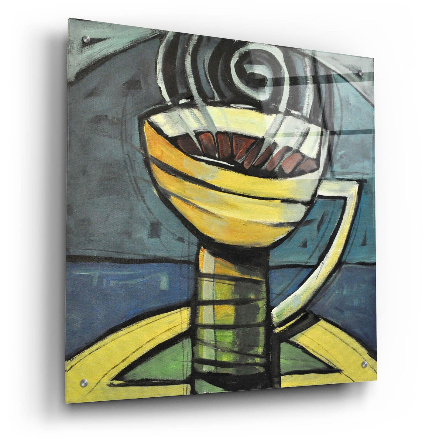 Epic Art 'Coffee Cup 3' by Tim Nyberg, Acrylic Glass Wall Art,24x24