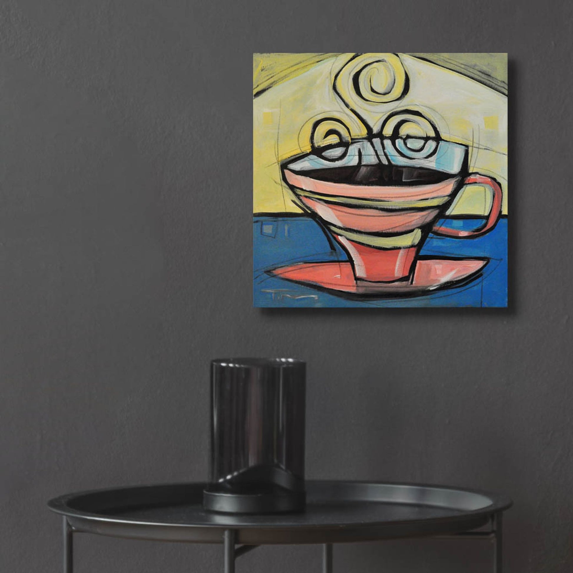 Epic Art 'Coffee Cup 4' by Tim Nyberg, Acrylic Glass Wall Art,12x12