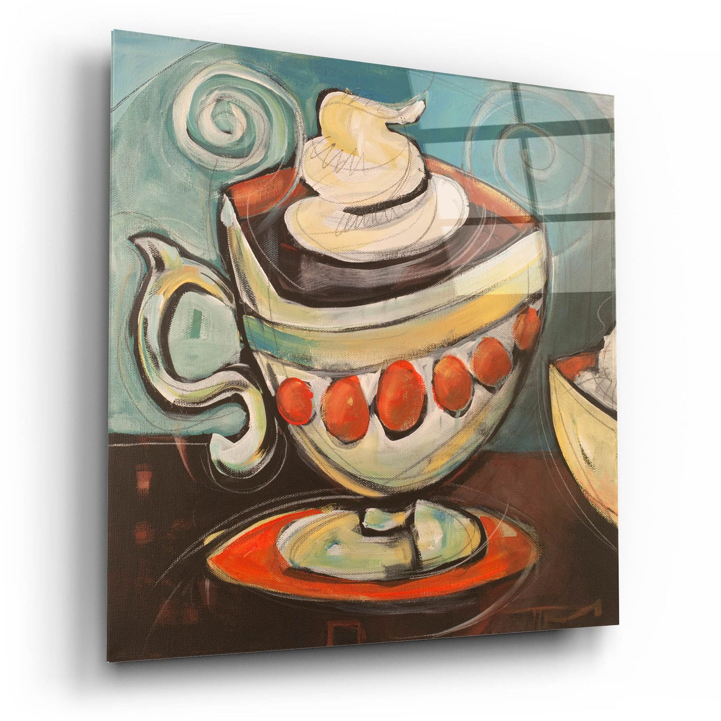 Epic Art 'Cup Of Mocha' by Tim Nyberg, Acrylic Glass Wall Art,12x12